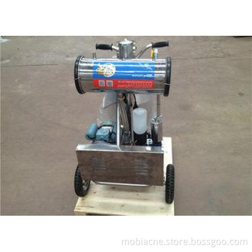 Single Bucket Sheep Mobile Milking Machine With 25 Liter St